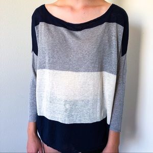 Joie Linen Boatneck Oversized Sweater XS